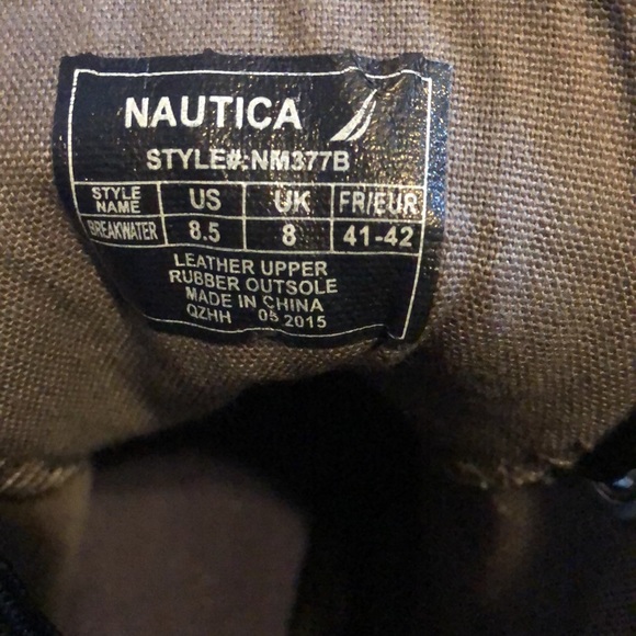 Men’s Nautical black leather shoes size 8.5 - Picture 10 of 10